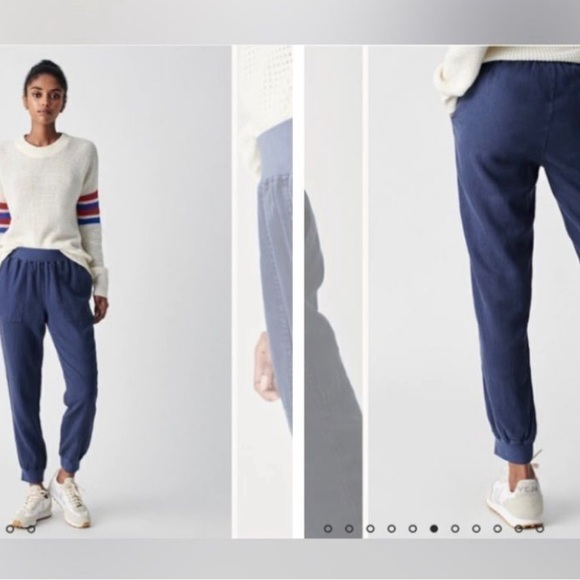 Faherty Arlie Day Pants Linen Blend Joggers - Picture 2 of 11